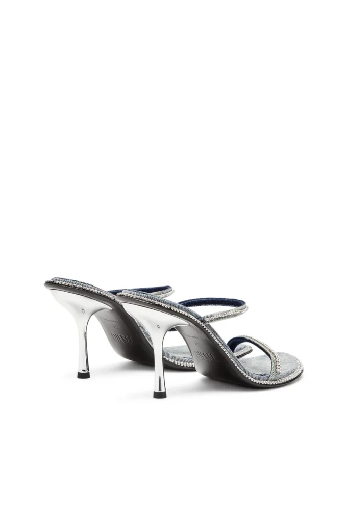 d-havanna sdl D-Havanna-Heeled mules in crystal denim