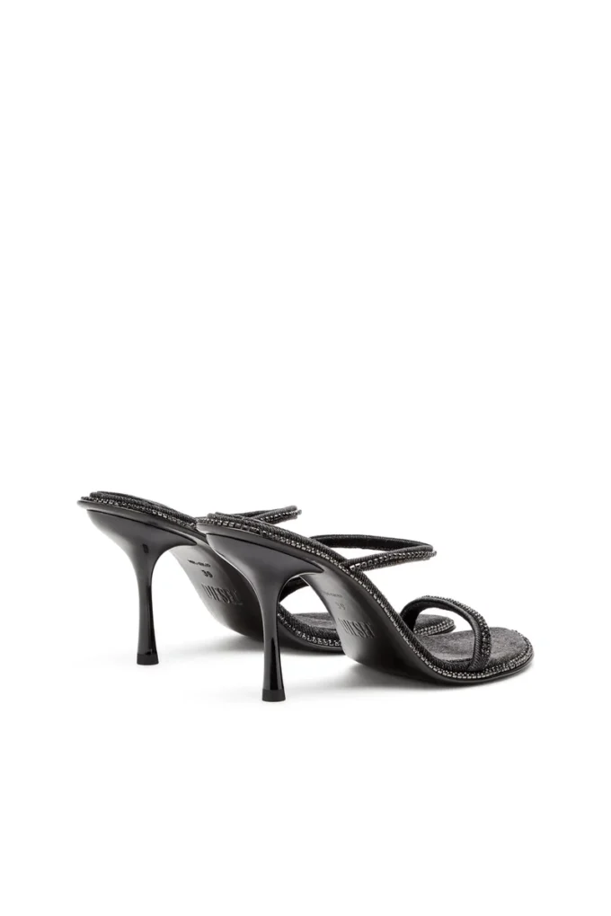 d-havanna sdl D-Havanna-Heeled mules in crystal denim