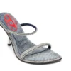 d-havanna sdl D-Havanna-Heeled mules in crystal denim