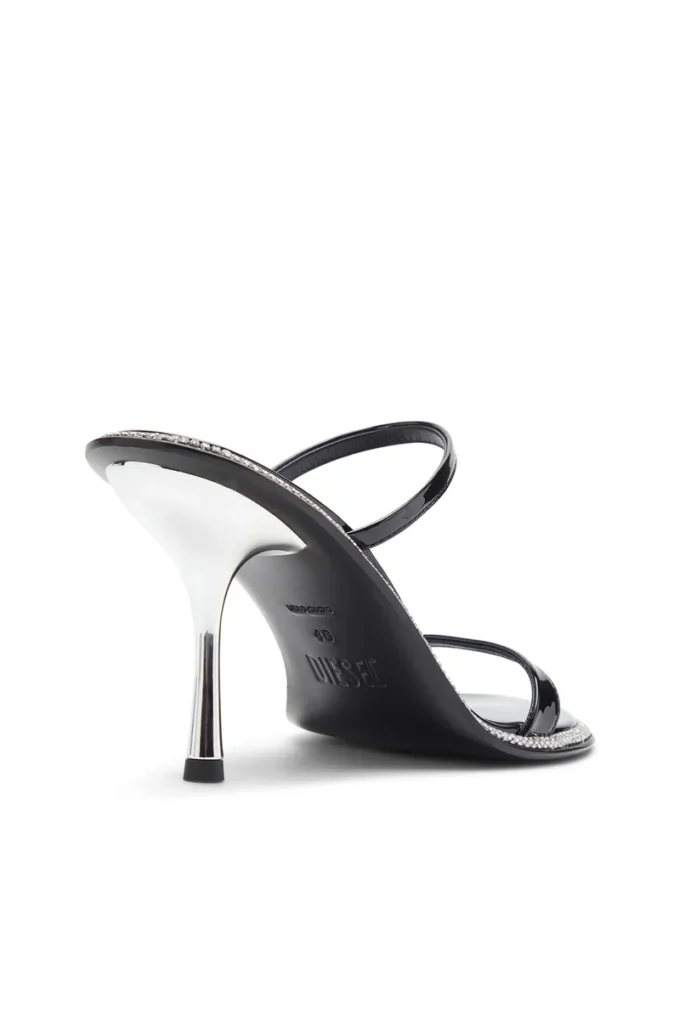 d-havanna sdl D-Havanna-Strappy patent mules with crystals