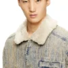 d-ivar-s Jacket in floating-thread jacquard denim