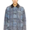 d-ivar-s1 Jacket in graphic bouclé denim