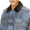 d-ivar-s1 Jacket in graphic bouclé denim
