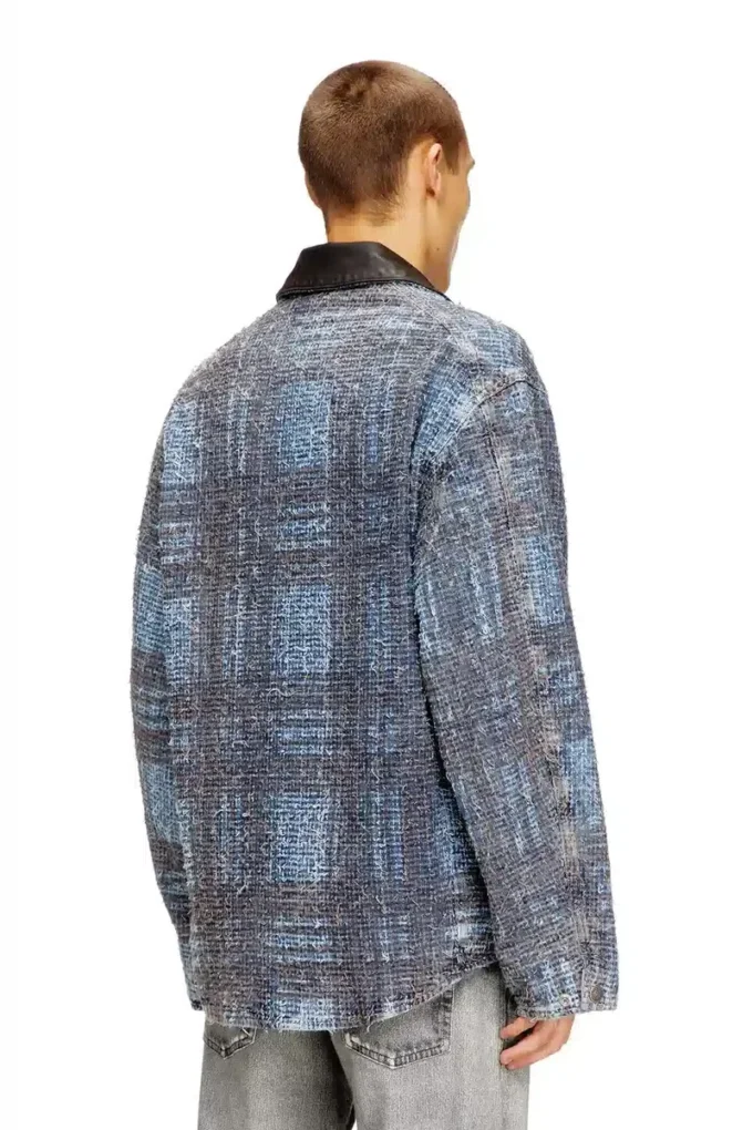 d-ivar-s1 Jacket in graphic bouclé denim