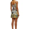 d-jena-dev Short destroyed dress with poster print