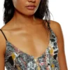 d-jena-dev Short destroyed dress with poster print