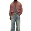 d-kurz Jacket in coloured herringbone denim