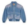 d-kurz Jacket in coloured herringbone denim