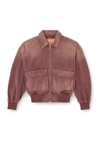 d-kurz Jacket in coloured herringbone denim