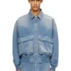 d-kurz Jacket in coloured herringbone denim