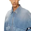 d-kurz Jacket in coloured herringbone denim