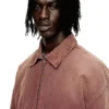d-kurz Jacket in coloured herringbone denim
