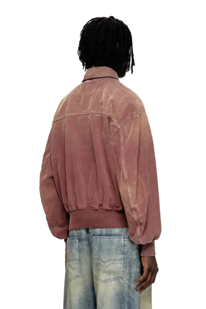 d-kurz Jacket in coloured herringbone denim