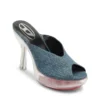 d-lake platform sdl D-Lake-Platform mules in denim and plexiglass