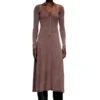 d-ley Midi dress in faded ribbed jersey