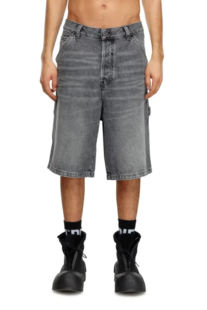 d-livery-short Hemp denim utility shorts