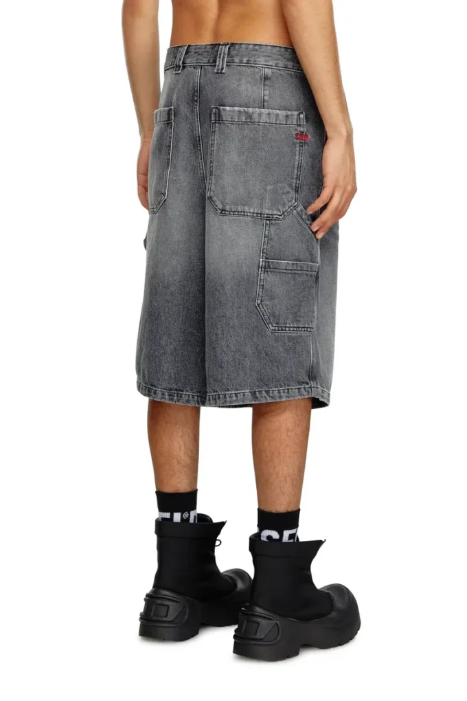d-livery-short Hemp denim utility shorts