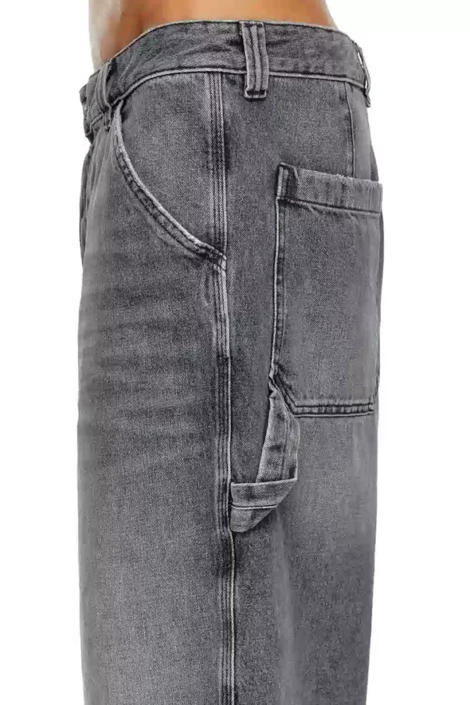 d-livery-short Hemp denim utility shorts