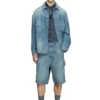 d-livery-w-short Utility-style denim shorts