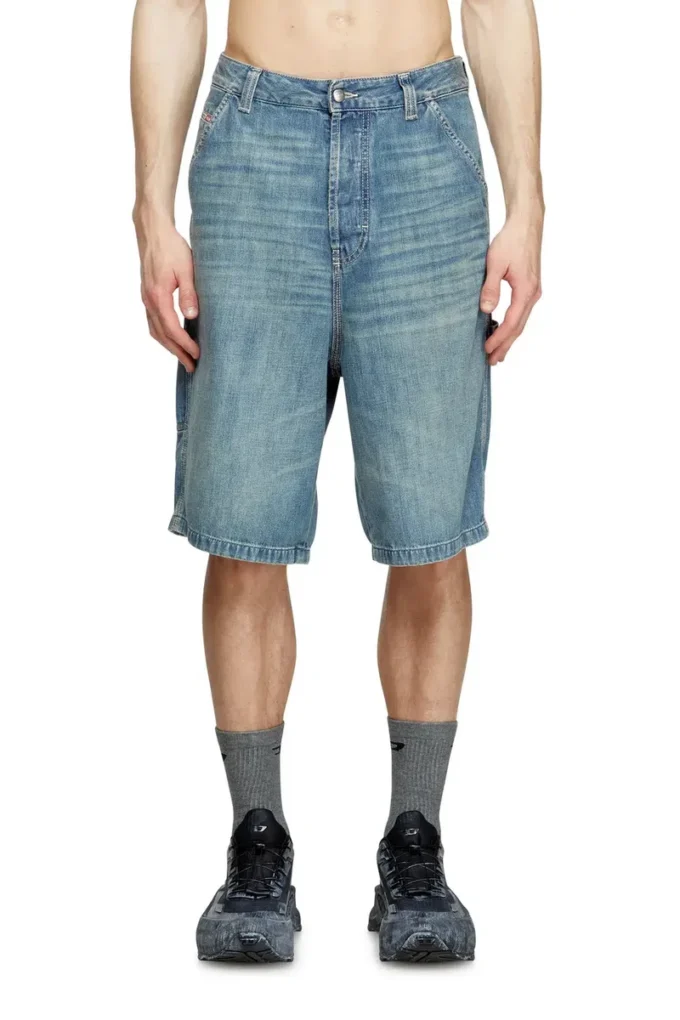 d-livery-w-short Utility-style denim shorts