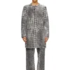 d-lot-fsh Coat in Prince of Wales jacquard denim