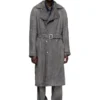 d-matthew-s Trench coat in patterned denim