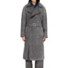d-matthew-s Trench coat in patterned denim