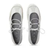 d-mile ballerina lace up w D-Mile-Lace-up ballet flats in leather and mesh