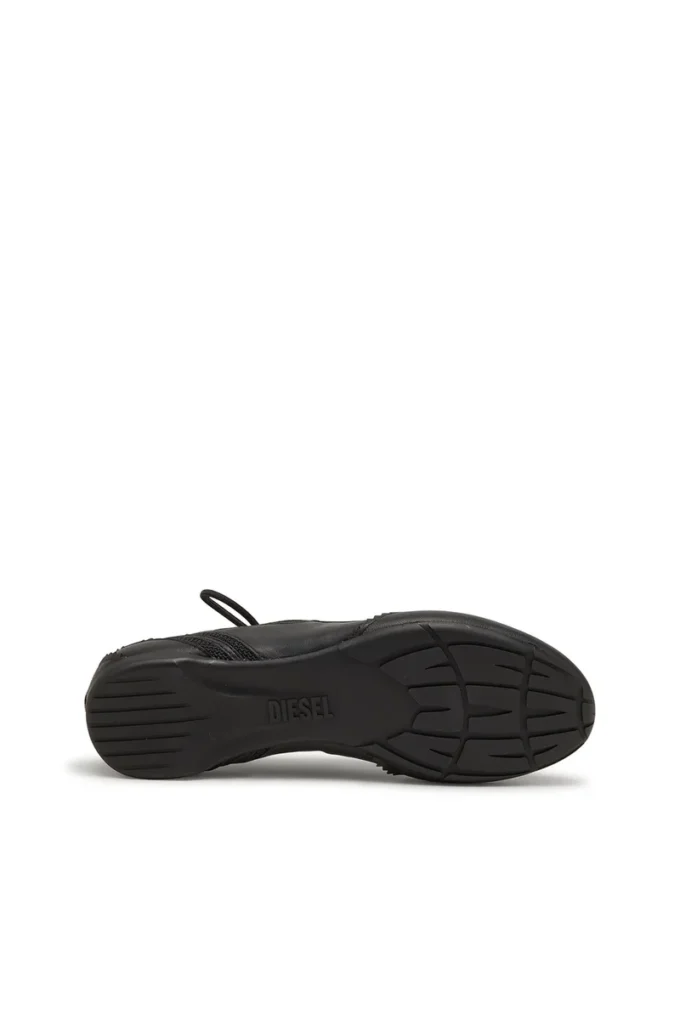 d-mile ballerina lace up w D-Mile-Lace-up ballet flats in leather and mesh