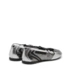 d-mile ballerina lace up w D-Mile-Metallic lace-up ballet flats