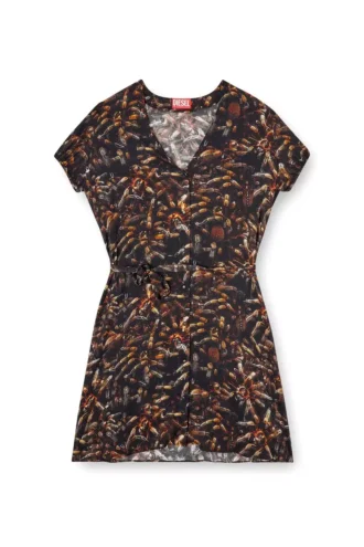 d-ollish Viscose dress with waist belt