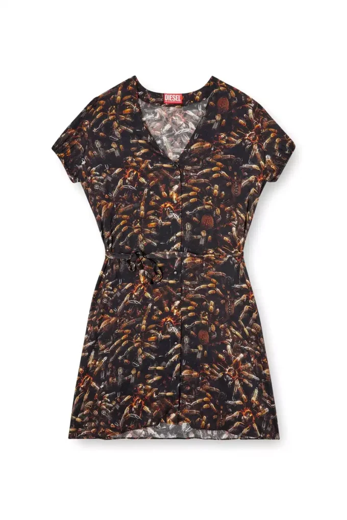 d-ollish Viscose dress with waist belt