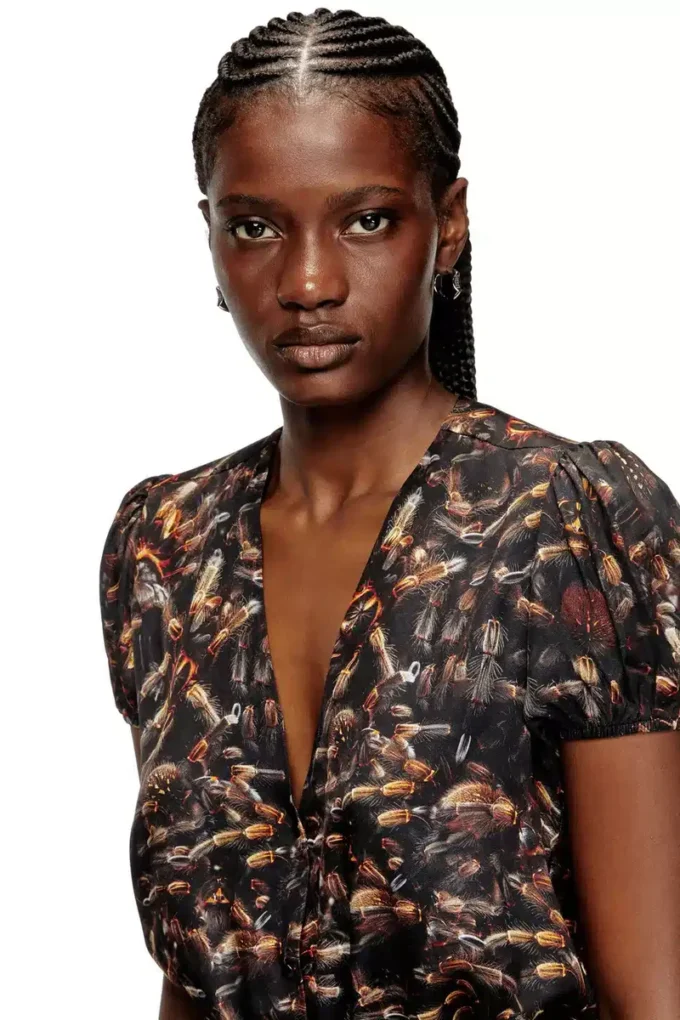 d-ollish Viscose dress with waist belt