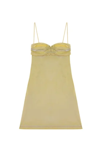 d-ouchy Short utility dress with faded effects