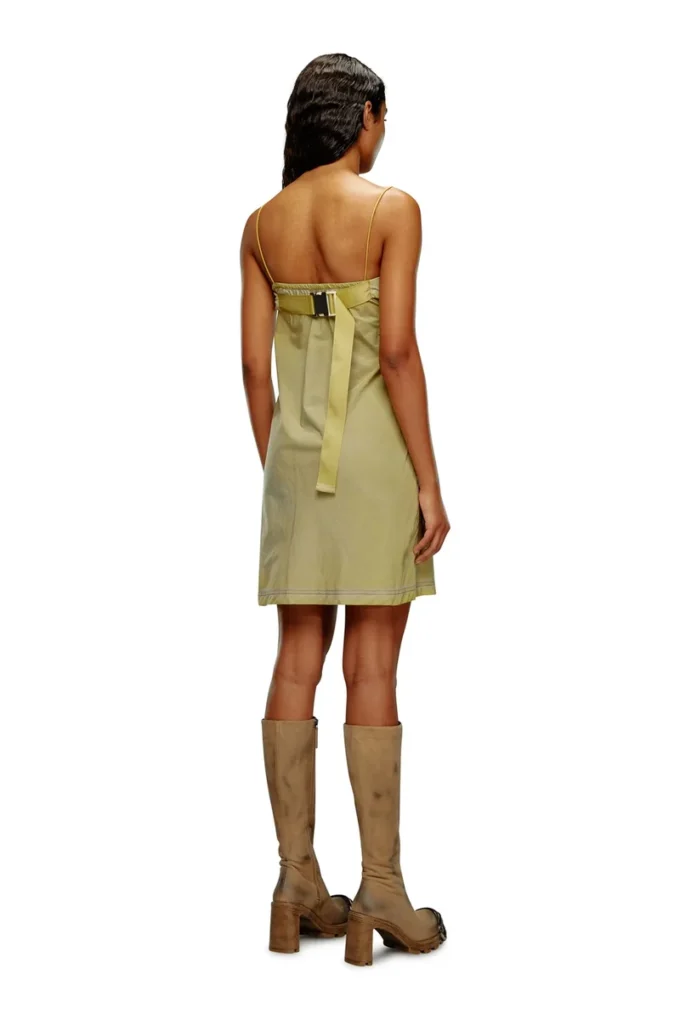 d-ouchy Short utility dress with faded effects