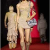 d-ouchy Short utility dress with faded effects