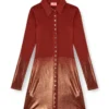 d-pol Polo mini dress with front buttons