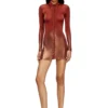 d-pol Polo mini dress with front buttons