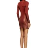 d-pol Polo mini dress with front buttons