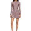 d-polyna Lycra dress with bouclé print