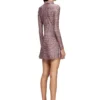 d-polyna Lycra dress with bouclé print