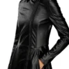 d-ragon Midi coat dress with biker details