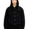 d-ranger-t Padded trucker jacket in denim