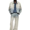 d-ranger Trucker jacket in Prince of Wales jacquard denim