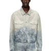 d-ranger Trucker jacket in Prince of Wales jacquard denim