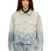 d-ranger Trucker jacket in Prince of Wales jacquard denim