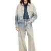 d-ranger Trucker jacket in Prince of Wales jacquard denim
