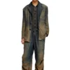d-reg-s Blazer in fluid shaded denim
