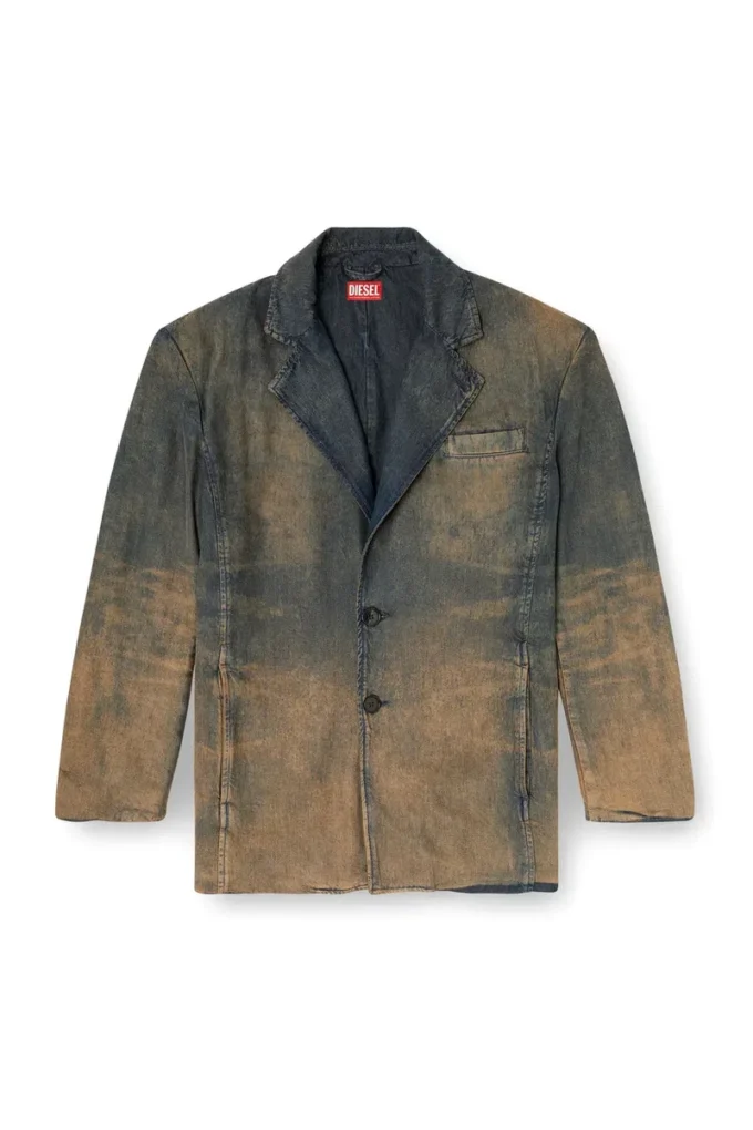 d-reg-s Blazer in fluid shaded denim
