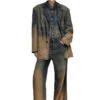 d-reg-s Blazer in fluid shaded denim